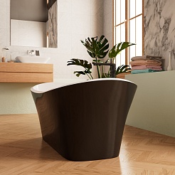 Frank Акриловая ванна 170х75 F6104 black/white – фотография-5